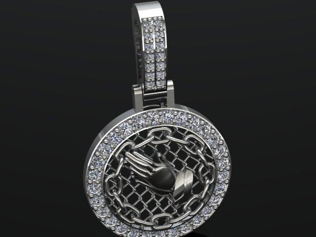 PRAYING HANDS PENDANT